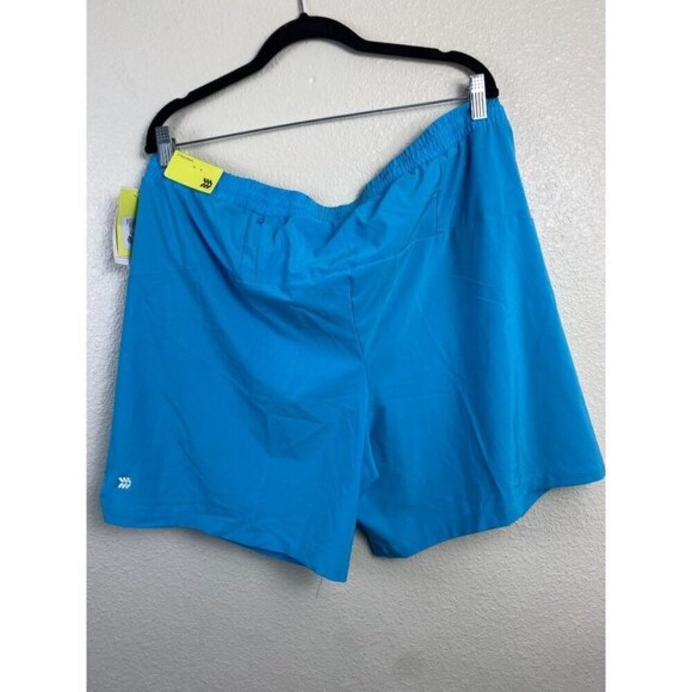 NEW All in Motion Mens Shorts Run 7" size XL Blue Quick Dry Odor Resistant
